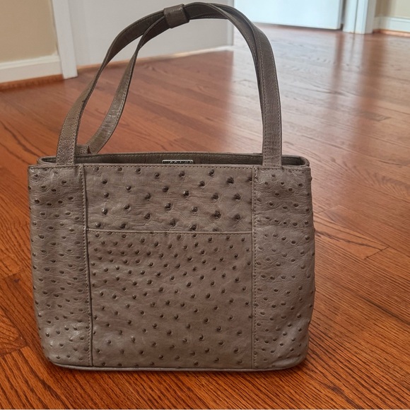 Karoo Classic Genuine Ostrich Leather Handbag made in South Africa. - Picture 4 of 8